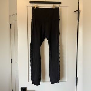 Lululemon Leggings with Mesh Sides
